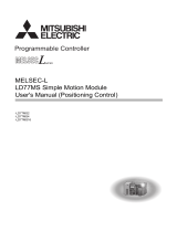 Mitsubishi Electric MELSEC-L LD77MS Simple Motion Module User manual