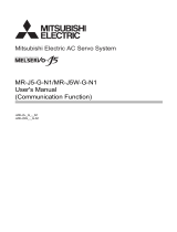 Mitsubishi Electric MR-J5-G-N1/MR-J5W-G-N1 User manual