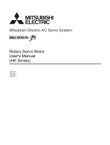 Mitsubishi Electric Rotary Servo Motor User manual