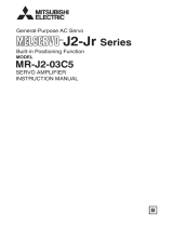 Mitsubishi Electric MR-J2-03C5 User manual