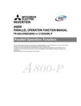 Mitsubishi Electric FR-A802-P PARALLEL Owner's manual