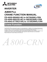 Mitsubishi Electric FR-A800-CRN CRANE Owner's manual