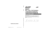 Mitsubishi Electric FR-A800-R2R ROLL TO ROLL Owner's manual