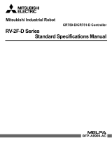Mitsubishi Electric RV-2F-D Series Standard Owner's manual