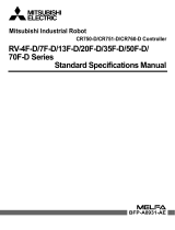 Mitsubishi Electric RV-4F-D/7F-D/13F-D/20F-D/35F-D/50F-D/70F-D Series Standard Owner's manual