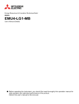 Mitsubishi Electric EMU4-LG1-MB User manual