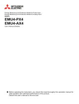 Mitsubishi Electric EMU4-PX4/EMU4-AX4 User manual