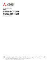 Mitsubishi Electric EMU4-BD1-MB/EMU4-HD1-MB User manual