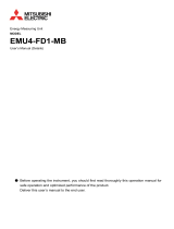 Mitsubishi Electric EMU4-FD1-MB User manual