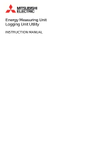 Mitsubishi Electric Energy Measuring Unit Logging Unit Utillity User manual