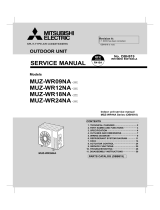 Mitsubishi Electric MUZ-WR24NA Owner's manual