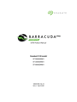 Seagate ST10000DM001 BarraCuda Pro Hard Drive 10TB User manual