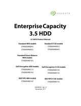 Seagate Enterprise Capacity 3.5 HDD 8TB 6TB v5 4KN 512E SATA User manual