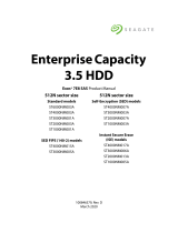 Seagate ST4000NM007A Exos 7E8 4 TB 512n SAS SED User manual