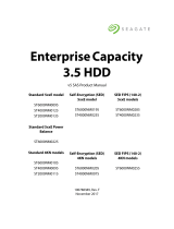 Seagate Enterprise Capacity 3.5 HDD 4KN 5XXE 6TB SAS User manual