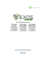 Seagate ST18000NM004J Exos X18 18TB User manual