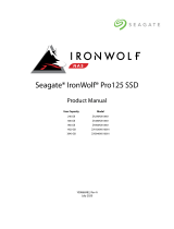 Seagate ZA3840NX10001 IronWolf Pro 125 SSD 3.84TB User manual
