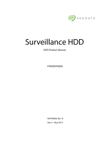 Seagate ST6000VX0003 Surveillance HDD 6TB User manual