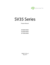 Seagate ST1000VX000 SV35.6 Series™ SATA Hard Drive 1 TB User manual