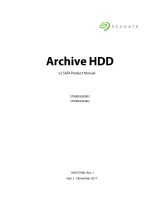 Seagate ST8000AS0002 Archive HDD SATA 8 Gb/s 6 TB User manual