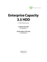 Seagate Enterprise Capacity 3.5 HDD v7 12 TB SATA User manual