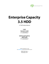 Seagate Enterprise Capacity 3.5 HDD v7 12TB 512E SAS User manual