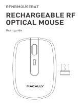 Macally RFNBMOUSEBATE Owner's manual