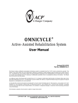 ACP OmniCycle User manual