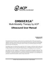ACP OmniVersa Ultrasound User manual