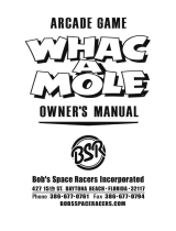 BSR Whac-A-Mole Owner's manual