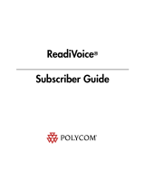 Polycom ReadiVoice Supplementary Manual