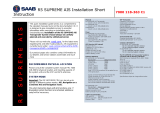Saab R5 SUPREME AIS Installation Short Instruction