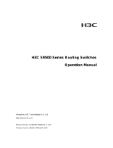 H3C S9500 Series Operating instructions