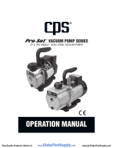 CPS Pro-Set VP12D Operating instructions