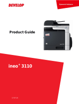 Develop ineo+ 3110 User manual