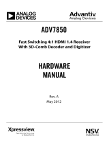 Analog Devices ADV7850 User manual