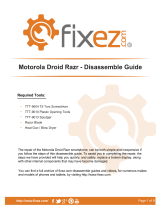 Motorola Droid Razr Disassemble Manual