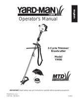 MTD YM90 Owner's manual