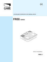 CAME FROG Series Owner's manual