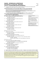 Sanyo DP50719-00 User manual