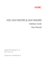 H3C LSW1XGT4P0 User manual