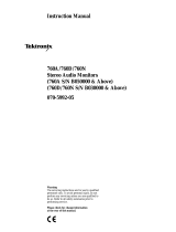 Tektronix 760D User manual