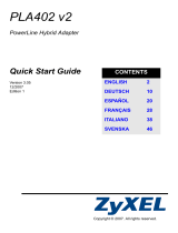 ZyXEL Communications PLA-402 V2 Owner's manual