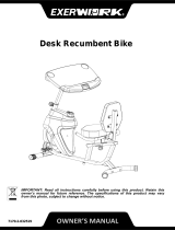 Exerpeutic ExerWorK Series Owner's manual