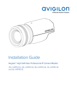 Motorola avigilon 12L-H4PRO-B Installation guide