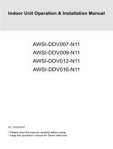 Airwell AWSI-DDV009-N11 Operation & Installation Manual