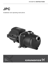 Grundfos JPC 4-47 Installation And Operating Instructions Manual