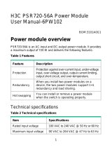 H3C PSR720-56A User manual