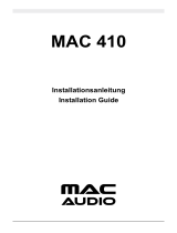 MAC Audio 410 Installation guide