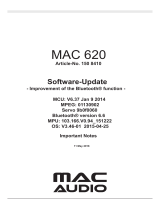 MAC Audio 620 Operating instructions